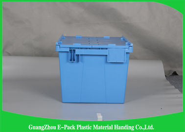 Hộp đựng có nắp gắn bằng nhựa tiêu chuẩn có thể gập lại Phân phối lớn cho ngành công nghiệp