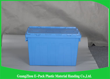 Hộp đựng có nắp gắn bằng nhựa tiêu chuẩn có thể gập lại Phân phối lớn cho ngành công nghiệp