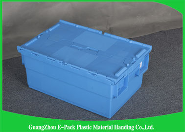 Có thể gập lại phân phối lớn Hộp đựng có nắp đậy bằng nhựa Bảo vệ môi trường Màu xanh