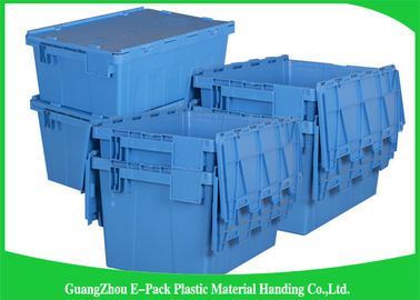 Hộp đựng có nắp đậy bằng nhựa màu Logistic Dễ dàng xếp chồng lên nhau Tuổi thọ lâu dài