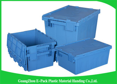 Hộp đựng có nắp đậy bằng nhựa màu Logistic Dễ dàng xếp chồng lên nhau Tuổi thọ lâu dài