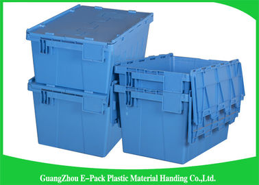 Hộp đựng có nắp đậy bằng nhựa màu Logistic Dễ dàng xếp chồng lên nhau Tuổi thọ lâu dài