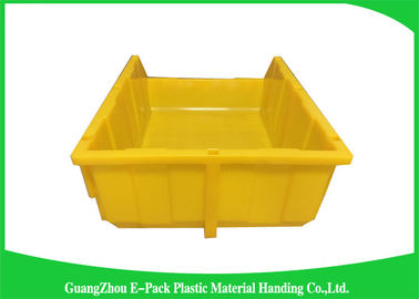 Kích thước tiêu chuẩn Kho lưu trữ Thùng chứa Phụ tùng Lưu trữ Dễ dàng xếp chồng Chất liệu PE