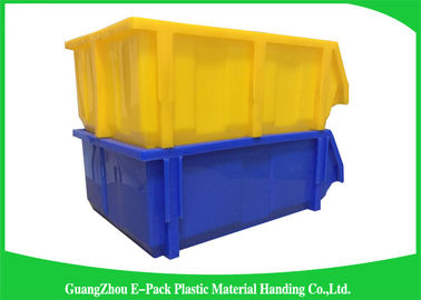 Kệ Hộp lưu trữ bằng nhựa công nghiệp treo tường, Thùng nhựa nặng có thể xếp chồng lên nhau