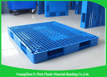 Pallet nhựa đơn mặt Euro 100% HDPE nguyên sinh thông gió cho nhà kho