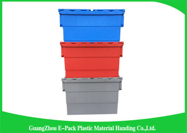 Hộp đựng đồ bằng nhựa nặng có thể lồng vào nhau có nắp đậy kèm theo có thể xếp chồng lên nhau