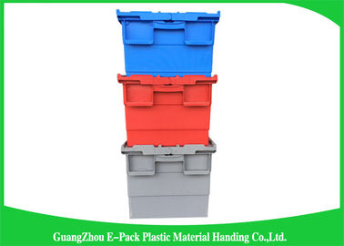 Hộp đựng đồ bằng nhựa nặng có thể lồng vào nhau có nắp đậy kèm theo có thể xếp chồng lên nhau