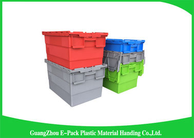 Hộp đựng đồ bằng nhựa nặng có thể lồng vào nhau có nắp đậy kèm theo có thể xếp chồng lên nhau