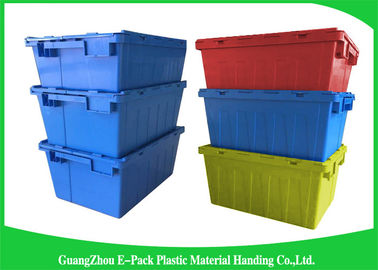Hộp di chuyển bằng nhựa tùy chỉnh Hộp đựng có nắp gắn cho nhà kho