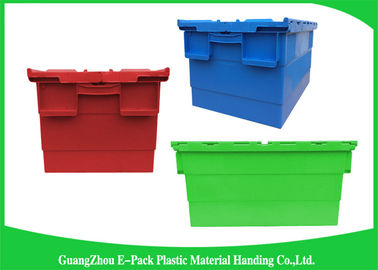 Hộp di chuyển bằng nhựa tùy chỉnh Hộp đựng có nắp gắn cho nhà kho