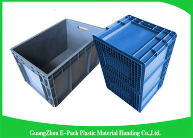 Nhà kho tiêu chuẩn lớn Hộp đựng bằng nhựa xếp chồng bằng nhựa Euro 800 * 600 * 340mm