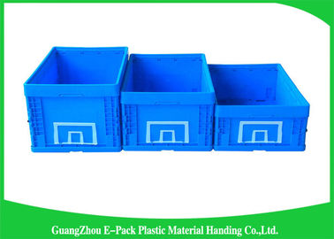 55L Siêu thị Vận tải thùng lưu trữ nhựa có thể thu gọn / thùng lưu trữ gấp