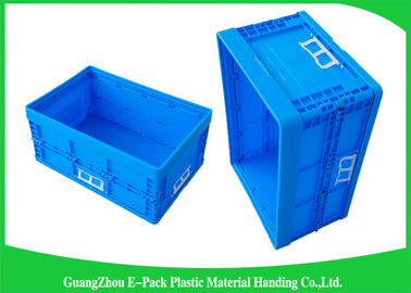 55L Siêu thị Vận tải thùng lưu trữ nhựa có thể thu gọn / thùng lưu trữ gấp