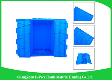 Hộp đựng bằng nhựa có thể thu gọn lưới có nắp đính kèm / Hộp nhựa gấp gói