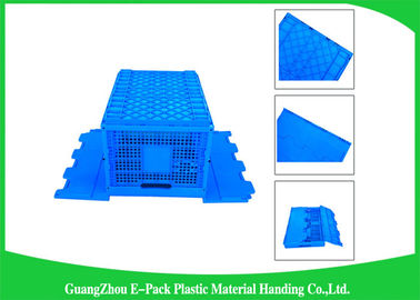 Hộp đựng bằng nhựa có thể thu gọn lưới có nắp đính kèm / Hộp nhựa gấp gói