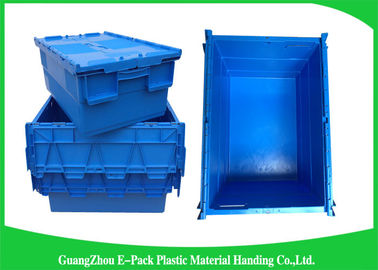 Công nghiệp 50kgs An ninh Hộp đựng có nắp đậy bằng nhựa / thùng bảo quản bằng nhựa có nắp đậy