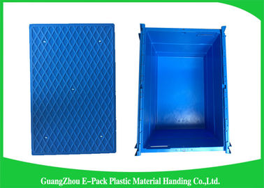 Công nghiệp 50kgs An ninh Hộp đựng có nắp đậy bằng nhựa / thùng bảo quản bằng nhựa có nắp đậy
