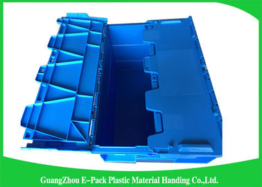 Công nghiệp 50kgs An ninh Hộp đựng có nắp đậy bằng nhựa / thùng bảo quản bằng nhựa có nắp đậy
