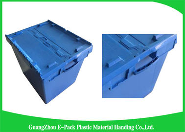 Hộp di chuyển Hộp có nắp gắn bằng nhựa cho dụng cụ, dễ làm sạch 75 * 57 * 62.5CM