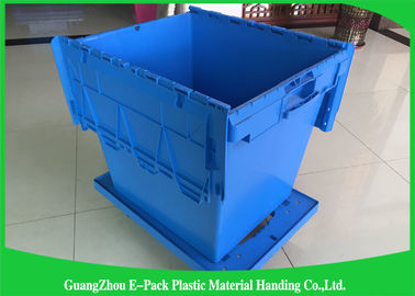 50kgs rắn Bảo mật Di chuyển Hộp đựng có nắp đậy bằng nhựa Màu xanh lam