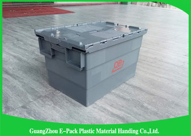 Hộp di chuyển bằng nhựa tùy chỉnh cho nhà kho, có nắp đậy kèm theo