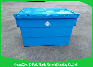 Tổng số phân phối bao bì có nắp bản lề, thùng nhựa lớn hậu cần