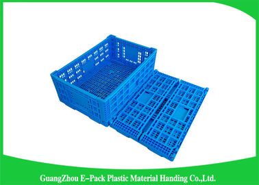 Chiều cao 50mm Tote có thể gập lại / Thùng lưu trữ bằng nhựa có thể thu gọn