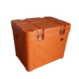 Hộp nhựa cách nhiệt không độc hại màu cam, Hộp bảo quản lạnh dã ngoại 110L
