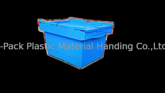 Hộp xách tay nhỏ với bản lề thanh thép in logo ở cả hai bên