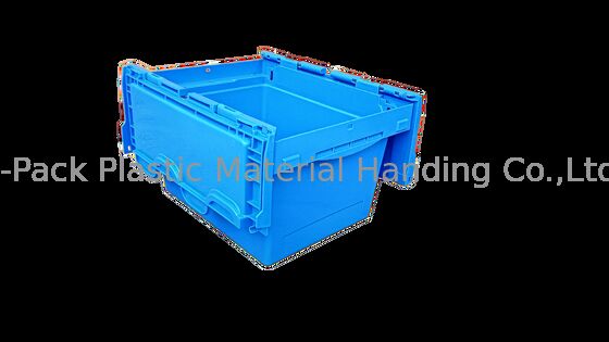 Hộp xách tay nhỏ với bản lề thanh thép in logo ở cả hai bên