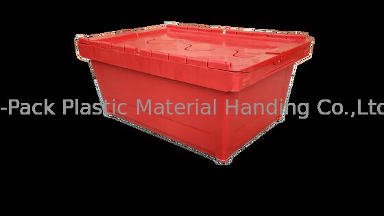Thùng nhựa PP chống va đập có nắp gắn liền Kích thước tiêu chuẩn 600x400mm Tùy chỉnh màu sắc và in logo lớn để tải