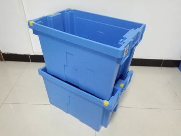 Xếp chồng làm tổ Hộp tote bằng nhựa rắn Kích thước tiêu chuẩn 600 * 400mm