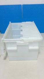 Kích thước tiêu chuẩn Nhựa PP Đính kèm Hộp chứa có nắp Khả năng tải cao hơn
