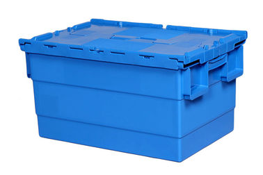 Nhiều màu sắc hơn 100% nguyên chất Polypropylene Xếp chồng Hộp đựng tổ yến Có nắp đậy 600 * 400 mm Kích thước tiêu chuẩn Lắp ráp dây thép