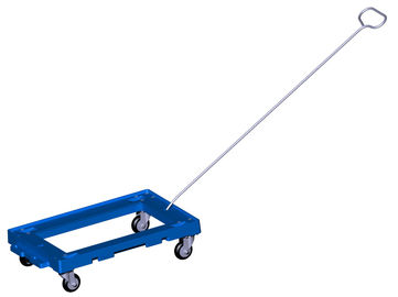 3 inch Bốn bánh xe PU Xếp chồng bằng nhựa Dolly Bánh lái di chuyển tùy chỉnh