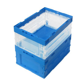 Hộp nhựa có thể gập lại công nghiệp để vận chuyển / lưu trữ phân phối