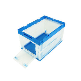 Chiều rộng Mặt mở Hộp nhựa có thể gập lại Trọng lượng nhẹ
