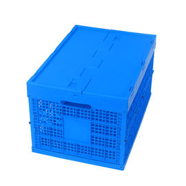 Hộp Pallet nhựa 100% Polypropylene nguyên chất / Hộp nhựa có thể gập lại Nắp đậy