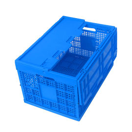 Hộp Pallet nhựa 100% Polypropylene nguyên chất / Hộp nhựa có thể gập lại Nắp đậy