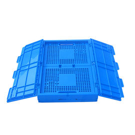 Hộp Pallet nhựa 100% Polypropylene nguyên chất / Hộp nhựa có thể gập lại Nắp đậy