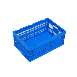 600 * 400 * 250 mm Thùng đóng mở bằng nhựa PP nguyên sinh Độ bền đáy rắn