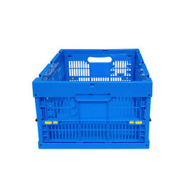 600 * 400 * 250 mm Thùng đóng mở bằng nhựa PP nguyên sinh Độ bền đáy rắn