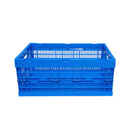 600 * 400 * 250 mm Thùng đóng mở bằng nhựa PP nguyên sinh Độ bền đáy rắn