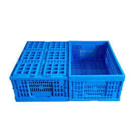 Thực phẩm tươi sống Đóng thùng nhựa có thể gập lại 600 * 400 * 240 mm Cấu trúc lưới