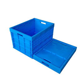 750 * 580mm Hộp đựng hậu cần bằng nhựa có thể thu gọn lớn hơn với bánh nướng Thuận tiện