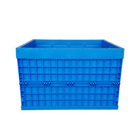 750 * 580mm Hộp đựng hậu cần bằng nhựa có thể thu gọn lớn hơn với bánh nướng Thuận tiện