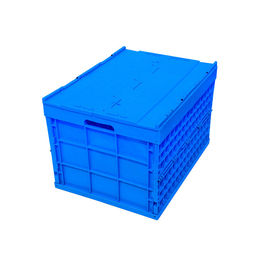 Nắp kèm theo Khối lượng lớn hơn Hộp tote nhựa có thể thu gọn mạnh hơn và bền hơn
