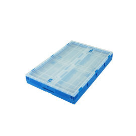 650 * 440 mm Series Hộp tote có thể gập lại bằng nhựa Có nắp đậy kèm theo Xếp chồng
