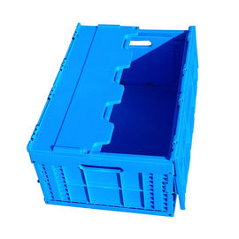 Hộp tote có thể gập lại bằng nhựa bền Màu sắc tùy chỉnh 600 * 400 mm