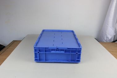 Có bản lề Nắp đậy Hộp đựng đồ bằng nhựa Hộp tote Màu xanh lam